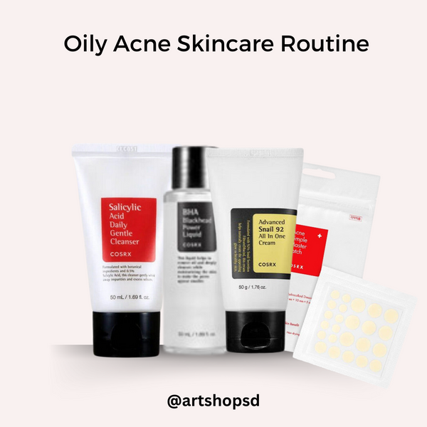 Oily Acne Skincare Routine