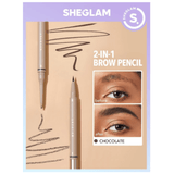 SHEGLAM 2 IN 1 Brow Pencil - Artiest Shop Sudan